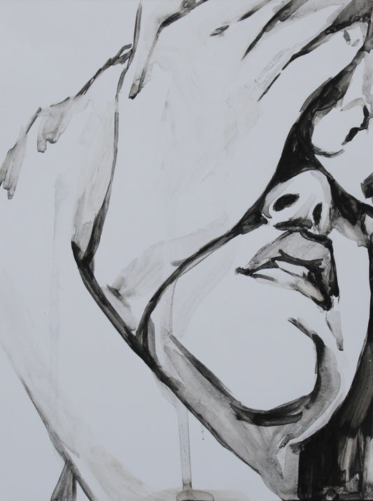 Liquid Charcoal on Mineral Paper 1