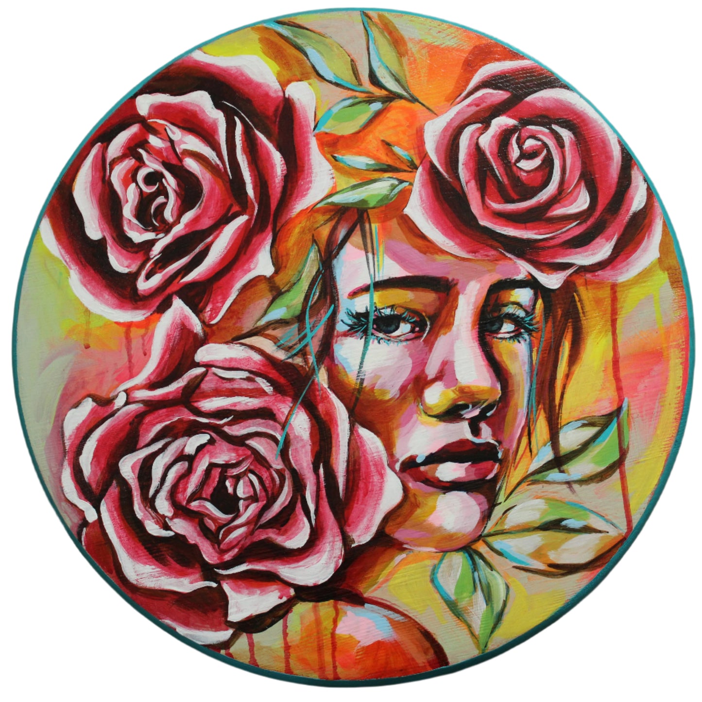 Acrylic Painting on Wood 1
