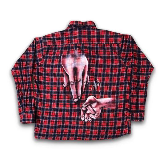 Hands Flannel - L